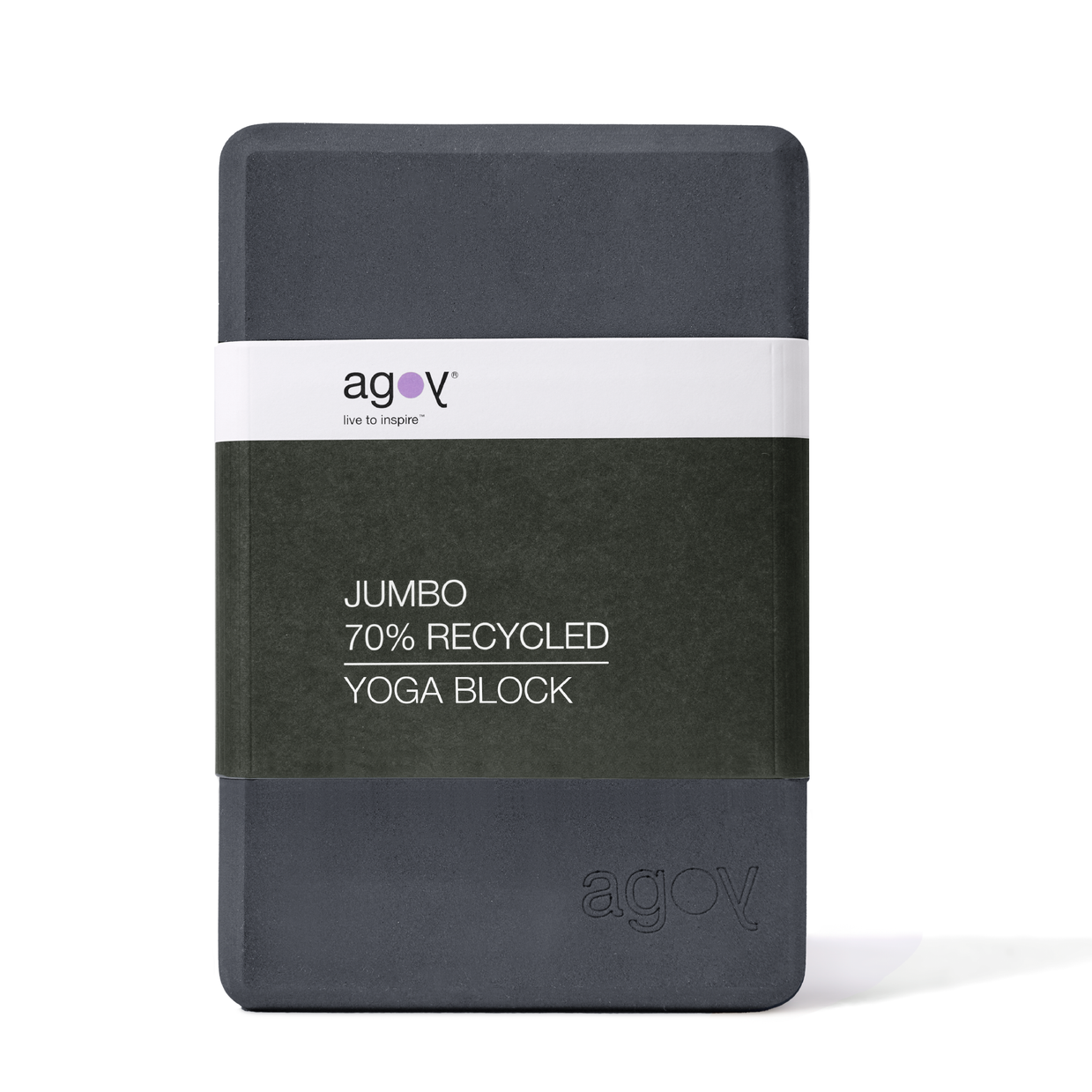 JUMBO RECYCLED YOGA BLOCK | agoy JAPAN